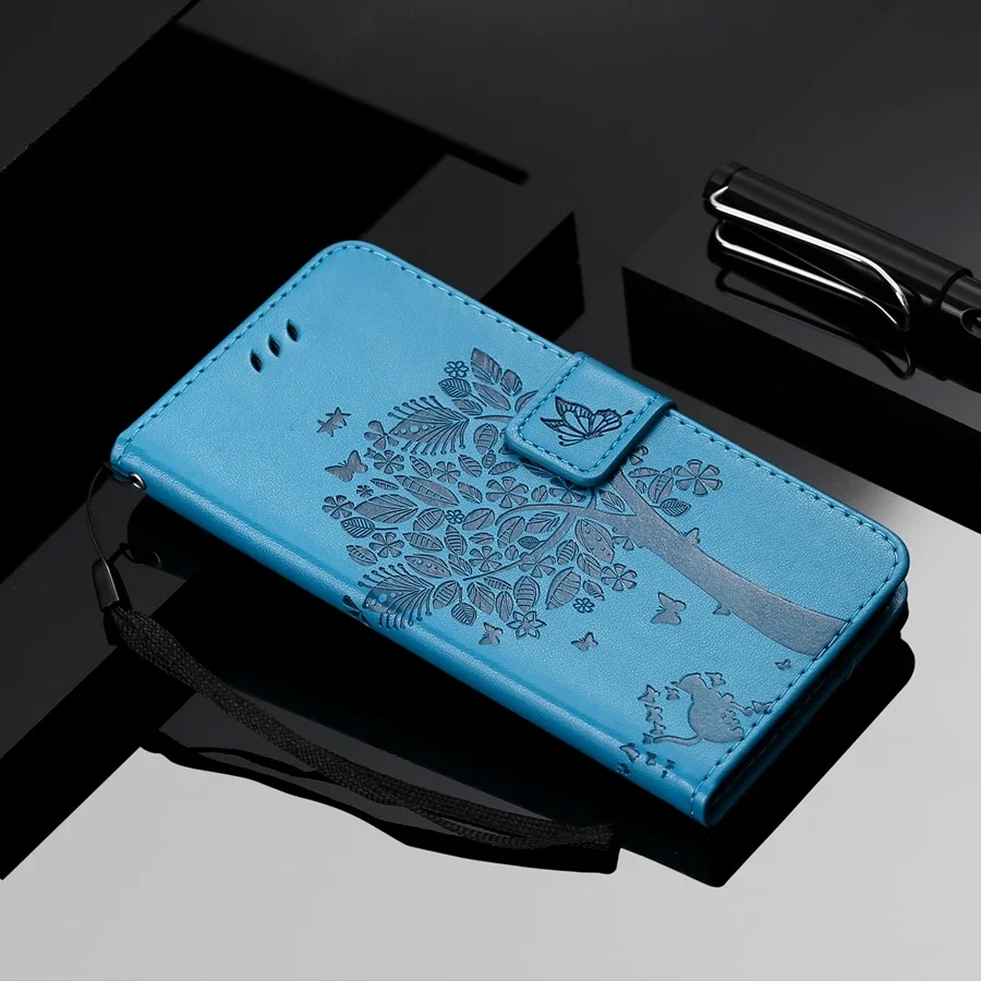 thumbnail image 1 of Wallet Tree Embossing Flip Leather Case For Samsung Galaxy A13 A14 A15 A34 A51 A52 A53 A54 S24 Ultra S23 Plus S22 S21 S20 FE, 1 of 5
