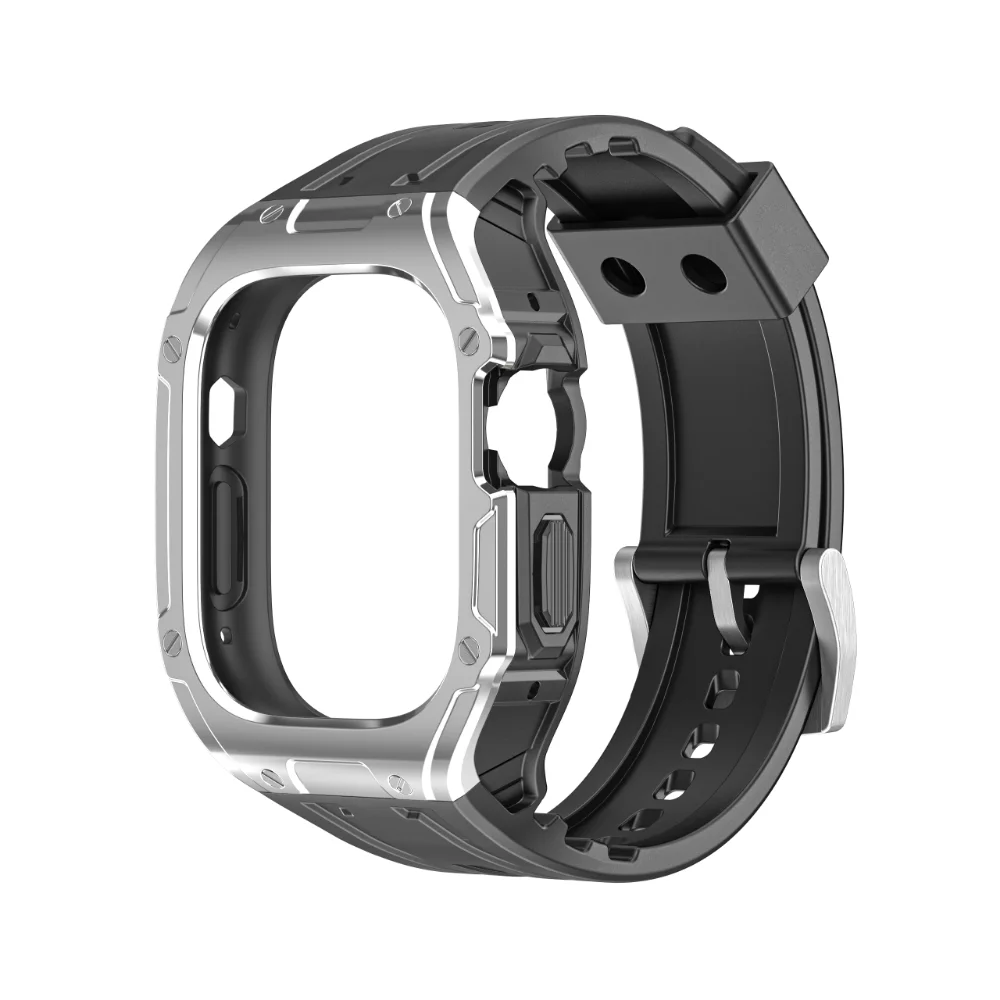 TPU integrated strap for Apple Watch ultra 49mm Modification Kit Wristband+Protective Case iWatch Series Ultra 49mm Accessories