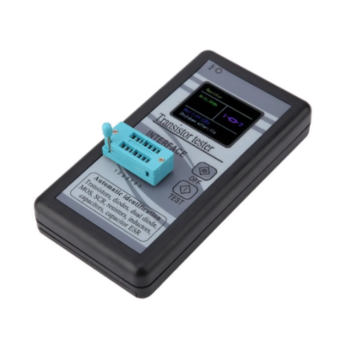 

Многоцелевой тестер транзисторов M328 диодный Тиристор емкость резистор индуктивность измеритель MOSFET ESR ЖК цифровой