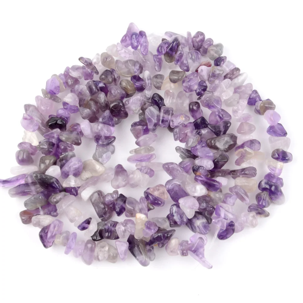 thumbnail image 1 of Cuentas de piedra natural de 3, 5, 8 y 12 mm, cuentas de grava irregulares para hacer joyas, cuentas de forma libre, collares y pulseras de 15'', 1 of 5