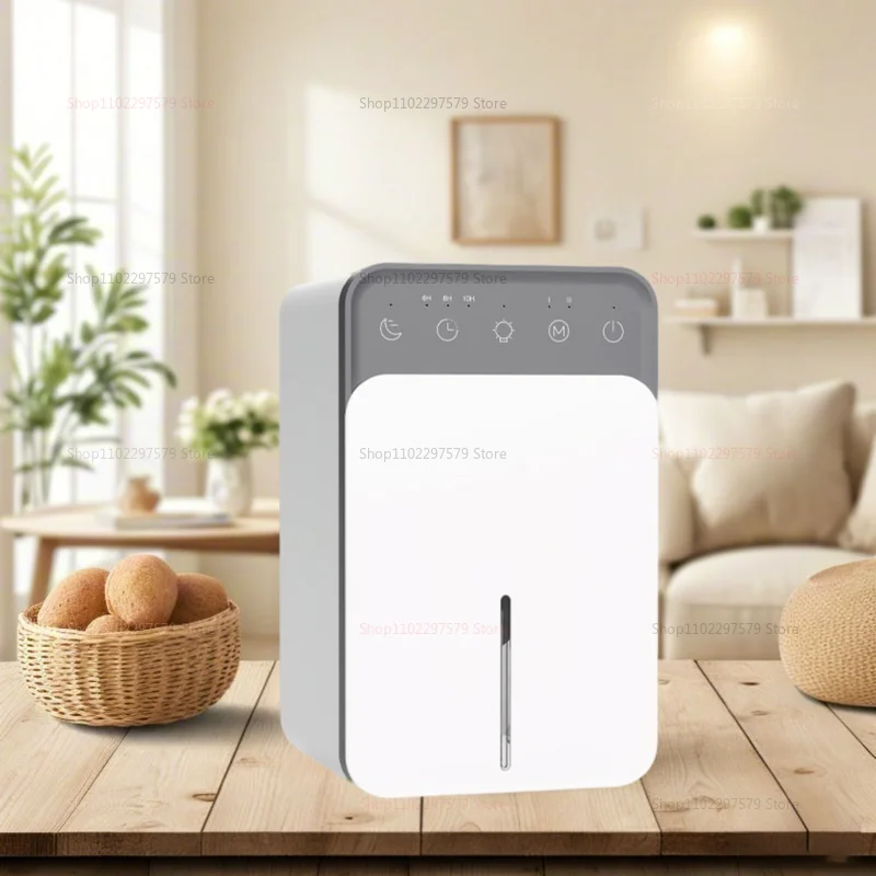 Portable Quiet Air Dehumidifier Moisture Absorber Dryer for Home Bedroom Office Kitchen EU Plug Compact Mold Moisture Eliminator