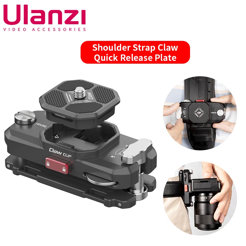 

Ulanzi Claw Quick Release System Plate New Upgrade Version Shoulder Strap for Sony Canon Nikon Fuji DSLR Camera Accessories