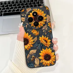 Lovely Rabbit Cartoon Matte Silicone Soft Case Cover for Redmi 14R 5G (TYhei2188)