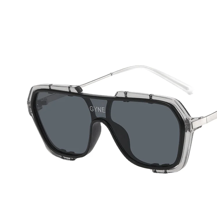 Integrated Big Frame Women's Sunglasses Fashion Trend Square Gradients Sun Glasses Female Brand Traveling Style Eyewear_voghion.com