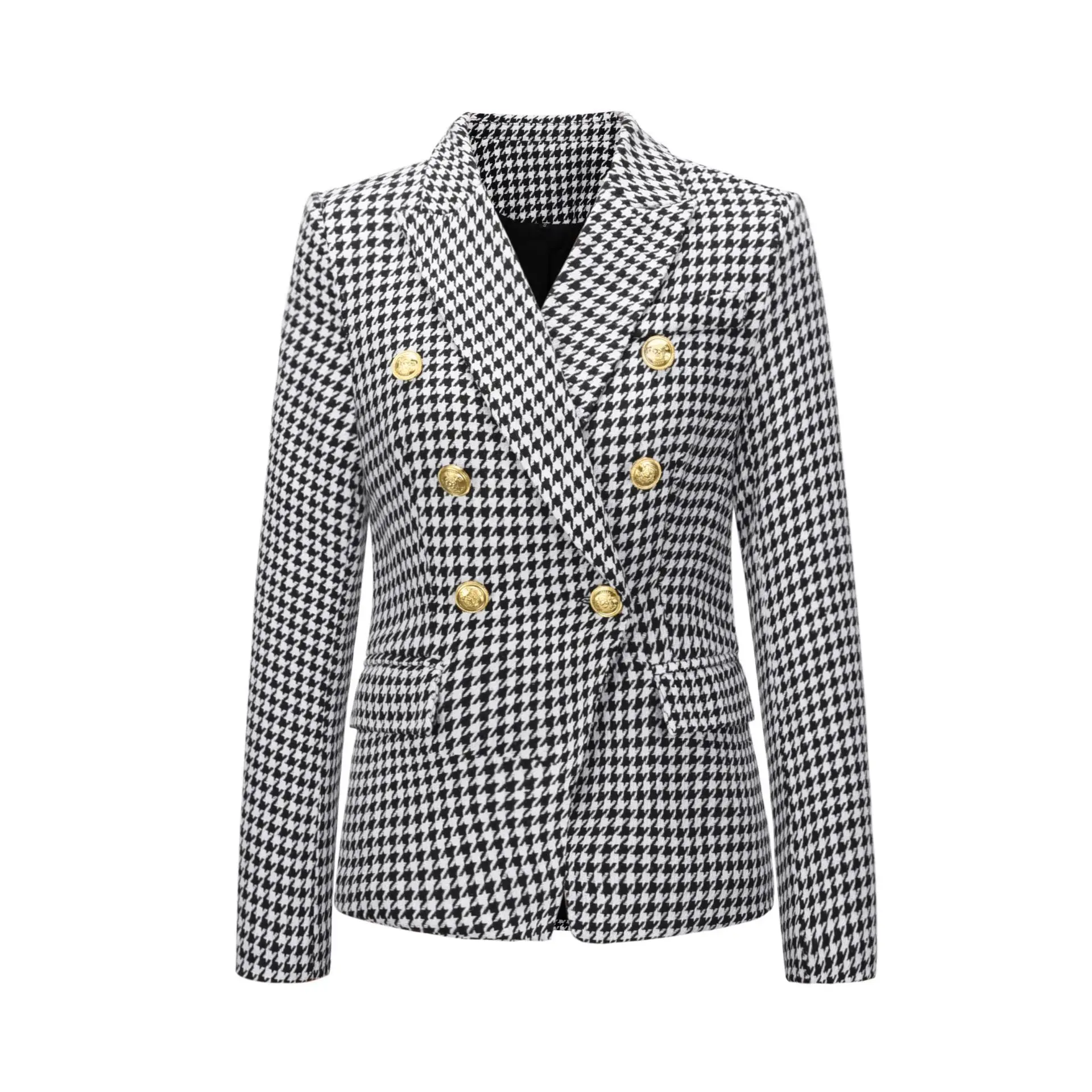 

Vintage Plaid Elegant Blazers for Women Fashion Chic Solid Casual Business Outerwear Spring Office Work Wear 2022 Formal Outfits