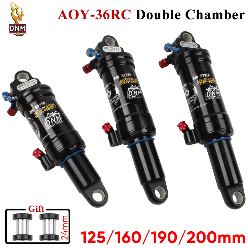 DNMRearShockMTB165mmBicycleShockAbsorberAOY36RCMTBRear