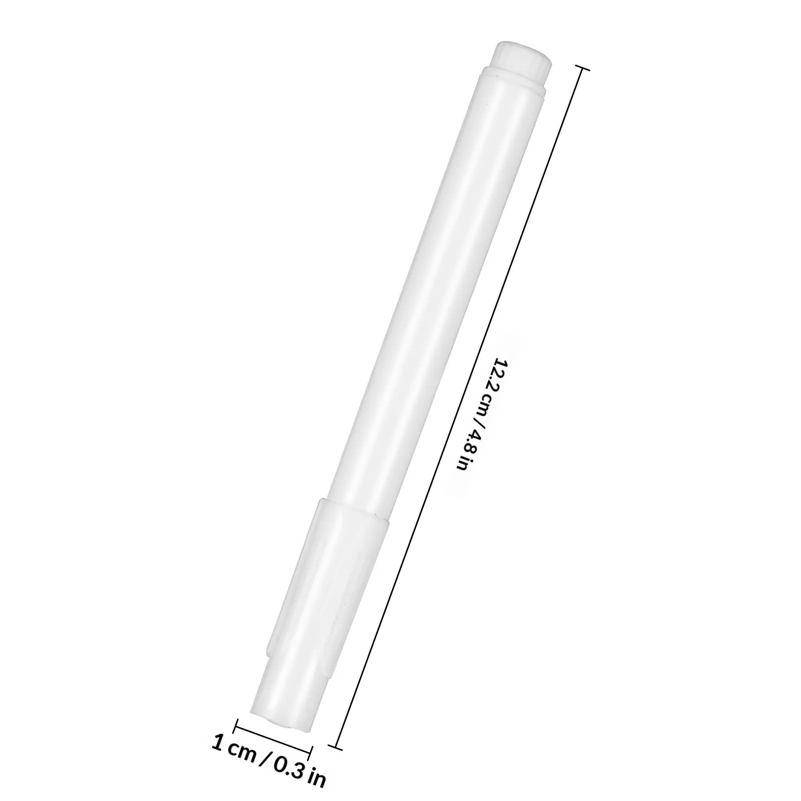 4Pcs 흰색 분필 마커 액체 유형 먼지가 없는 간편한 청소 미세 팁 유리 칠판 종이 플라스틱 거울 공예용 휴대용