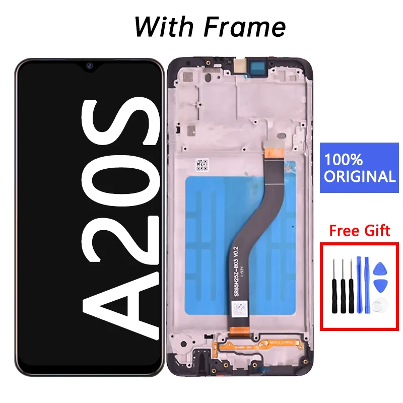 Free shipping Original For Samsung a20s screen replacement For Samsung a20s display mobile phone Lcds For galaxy a20s lcd