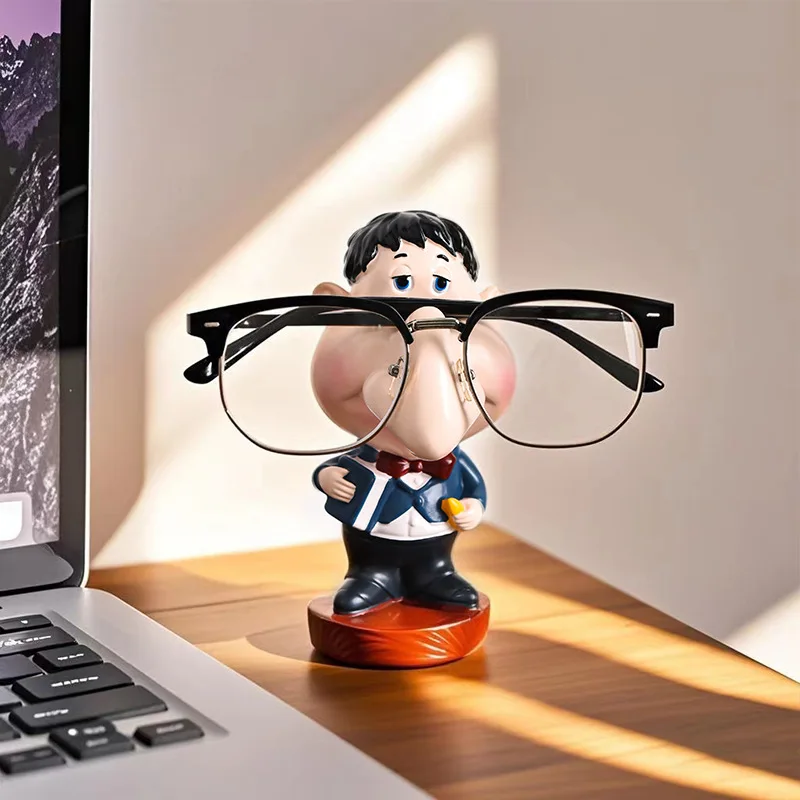 Vinyl Modern Art Glasses Display Stand for Shop Window Decoration