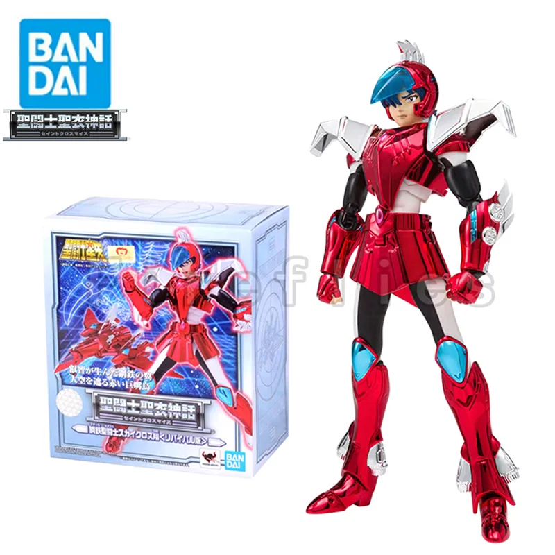 

18cm BANDAI Action Figure Saint Seiya Cloth Myth EX Steel Saint Sky Sho Revival Version Anime Model For Gift Free Shipping