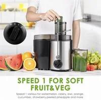 Electric Juicer centrifugal Household large caliber juice machine residue separation vegetable Juicer EU/US 1