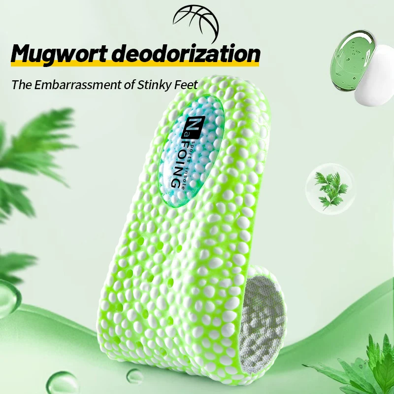 Description Picture 6 of itemNew High Elastic Soft Memory Foam Sport Insoles for Shoes Boost Shock Absorption Breathable Running Accessories For Soles
