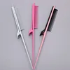 Hair Cutting Comb Tip-tail High-gloss Comb High-gloss Plastic Hair Salon Makeup Brush Stereotypes Comb Tool Weaving 6