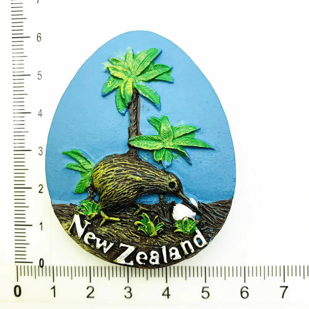 Magneti del Frigorifero del Kiwi 3D Nuova Zelanda Souvenir turistici Adesivi, Home & Kitchen Decoration Magnete del Frigorifero di Newzealand dalla Cina