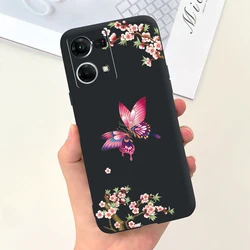 Cute Dinosaur Cartoon Soft Silicone Phone Case - Compatible with Oppo F21 Pro/Reno7 4G for Oppo F21 Pro 4G (Black 1920)