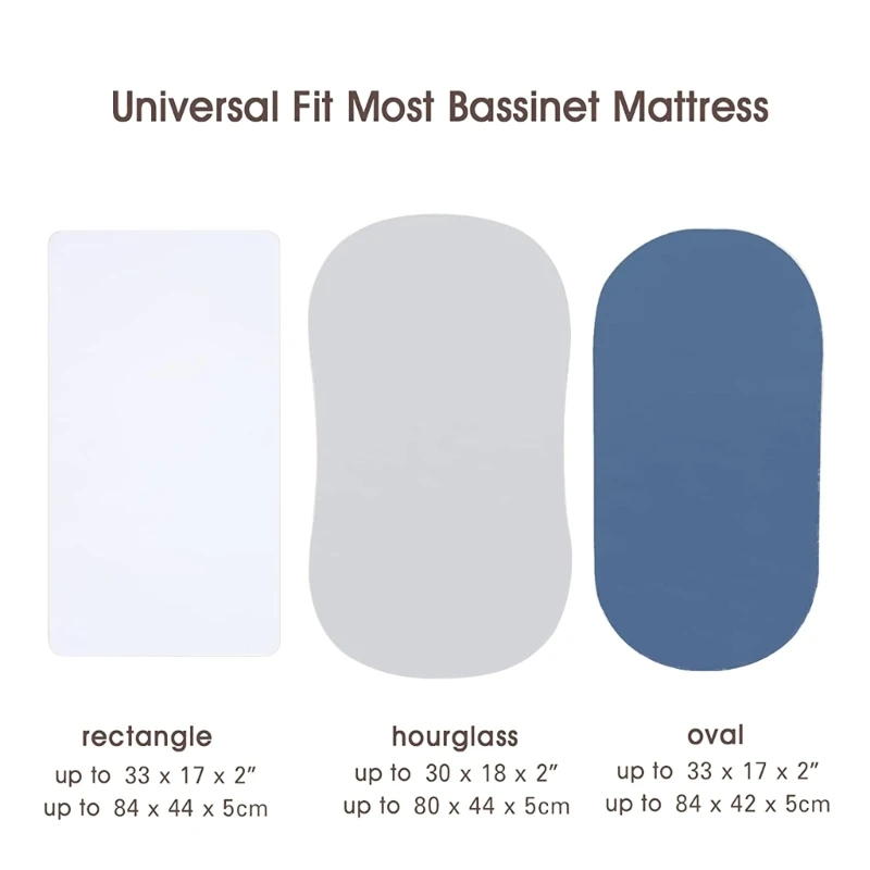 2xBaby Crib Fitted Sheet Diaper Changing Mat Cover Infant Removable Crib Beddin