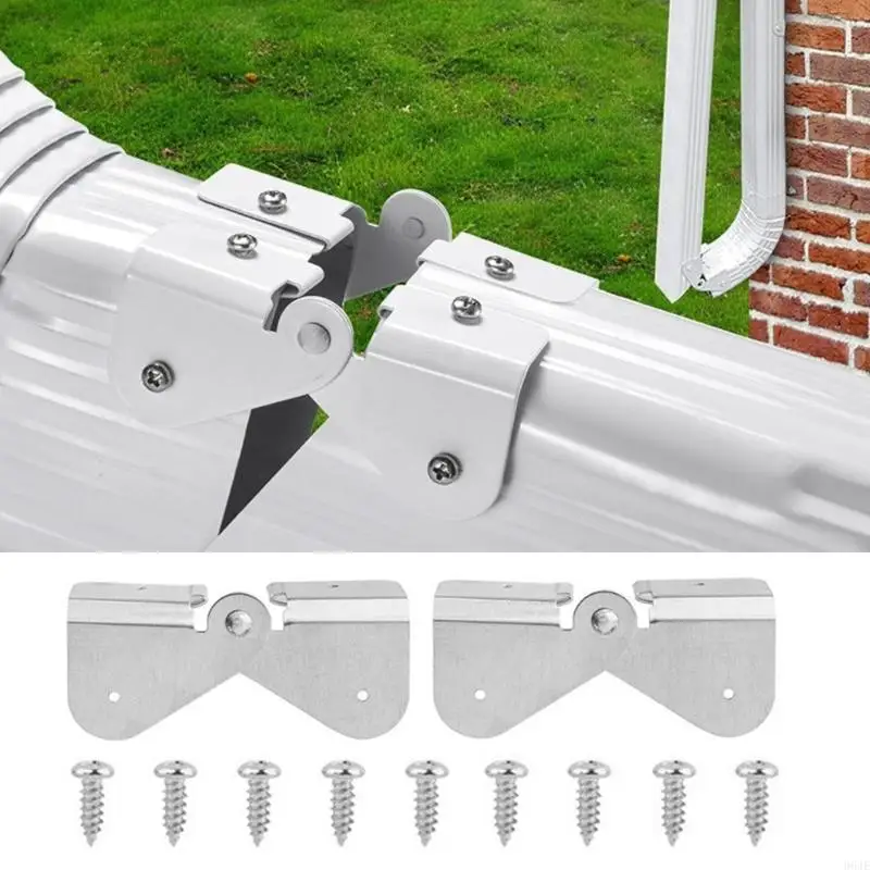 964E Gutter Downspout Hinge Easy Gutter Downspout Hinges for Lawn Maintenance