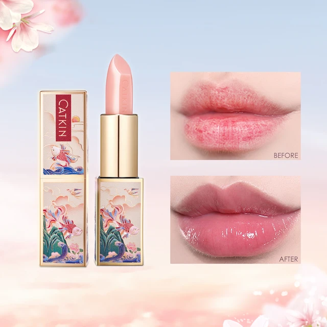 56302-d6993d.jpg CATKIN Lip Balm Moisturizer Repair Lip skin Pink Transparent
