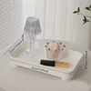 Wooden Desktop Storage Tray Perfume Aromatherapy Dressing Table Cosmetics Storage Box Multi-Function Porch Clutter Key Storage 6