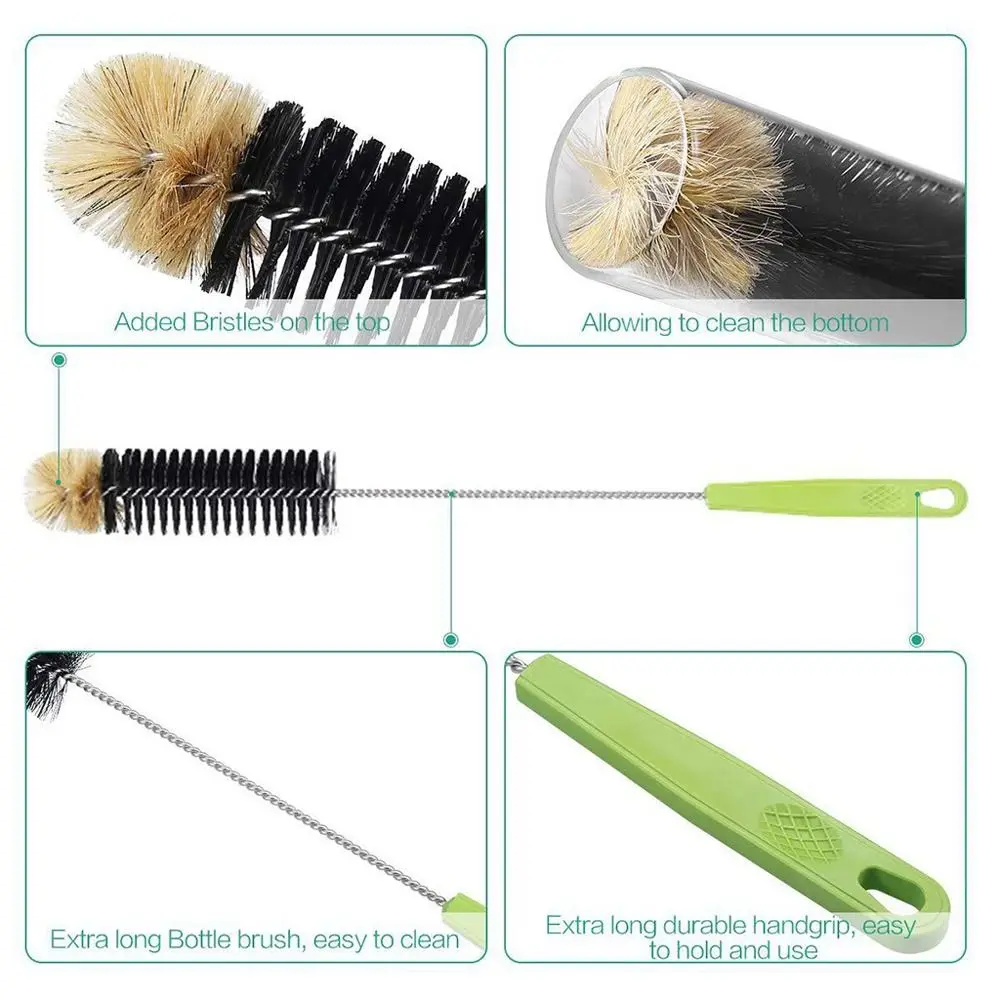Bottle Brush Milk Long Handle Cup Handheld Soft Head Narrow Beer Cups Cleaning Kitchen Household Tools