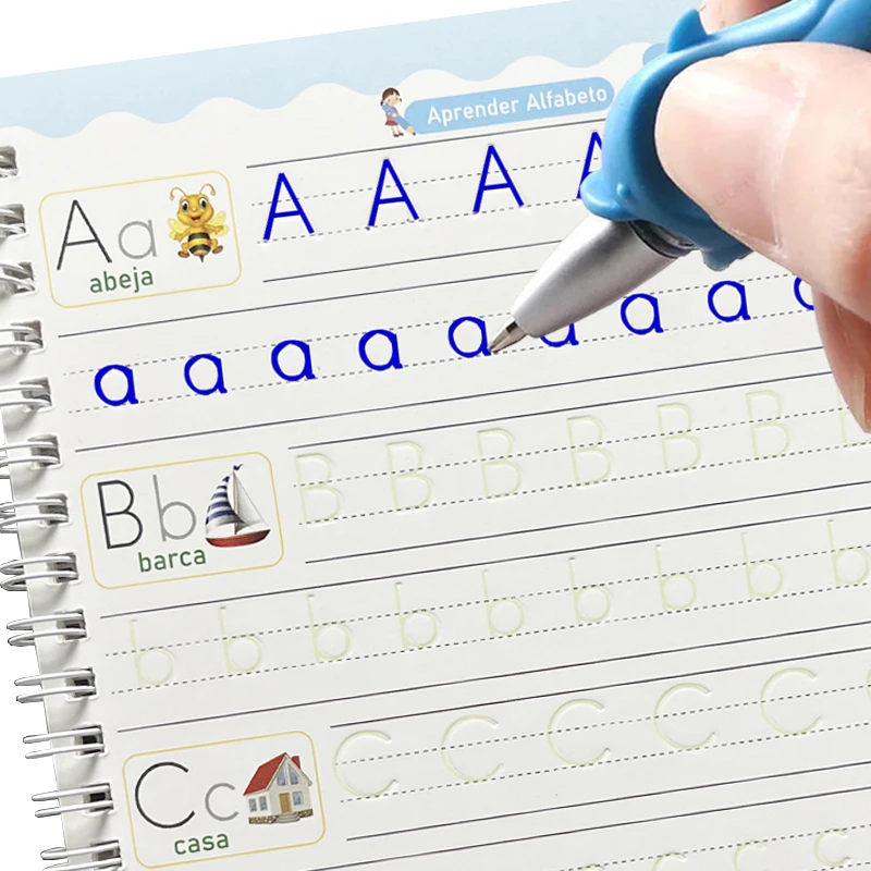 SpanishMagicBooksLearningNumbersLetteringforChildrenReusable