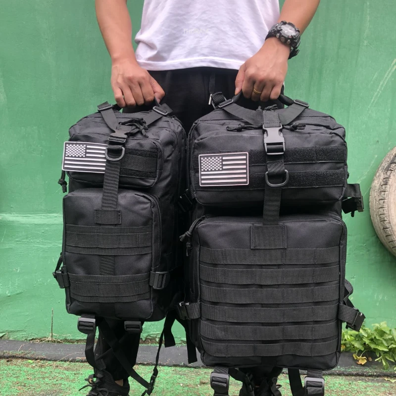 

New 1000D Waterproof Nylon Backpack Trekking Fishing Hunting Bag Outdoor Military Rucksacks Tactical Sports Camping Hiking