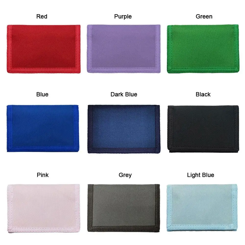 Synthetic Leather Wallet Wallets Slim Trifold Sports With Zipper 1PC