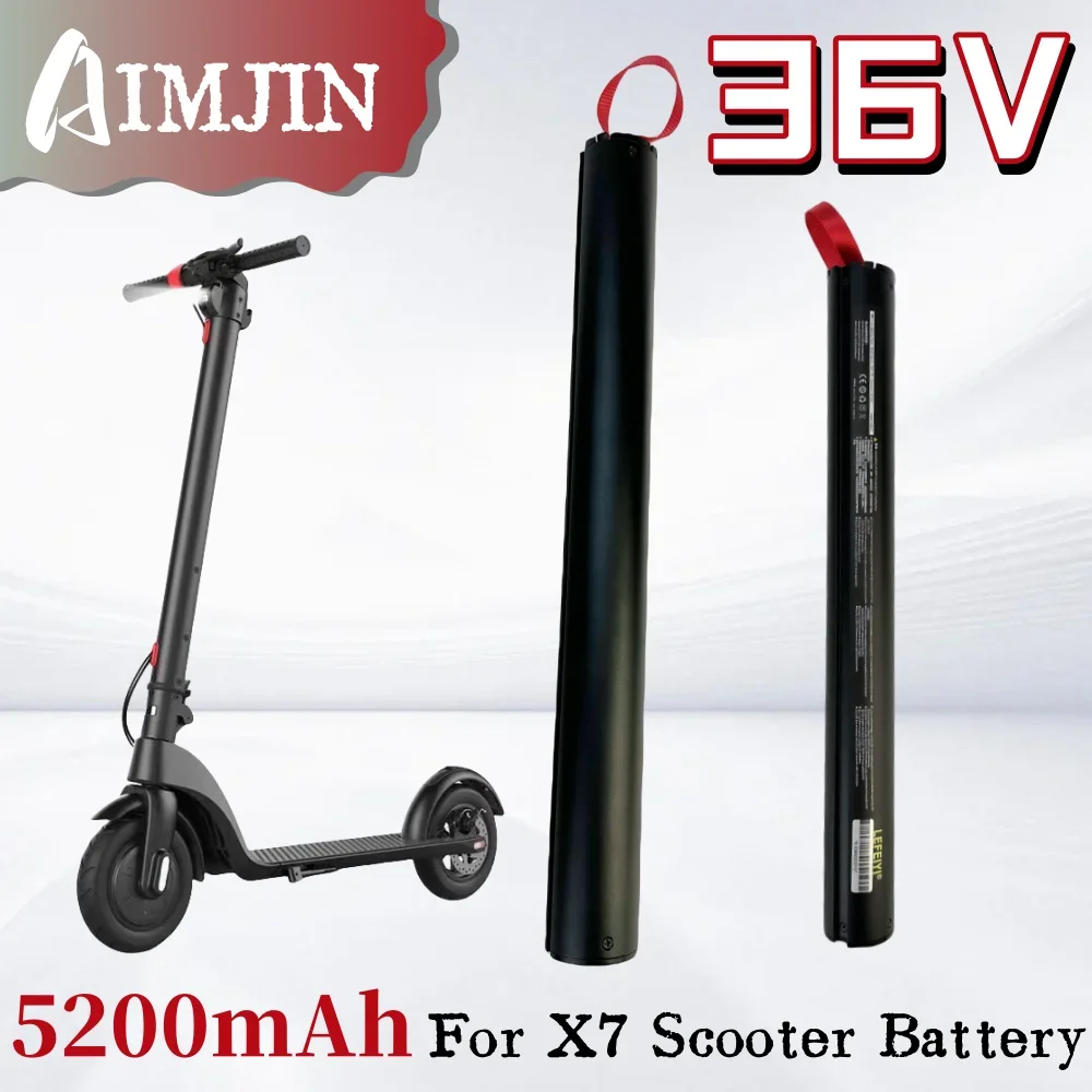

36V 5200mAh Lithium ion Rechargeable Scooter Battery Pack For X7 Replaceable Battery