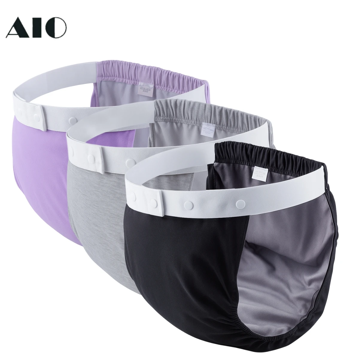 AIO – couches réglables et faciles à porter pour adultes, couches lavables en coton pour Incontinence, couches pour personnes âgées, sous-vêtements anti-fuite