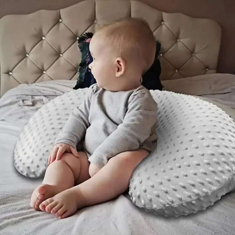 090B Breastfeeding Pillow Cover Pillow Case Detachable Nursing Pillowcase Sleeve Breathable with Dotted Backing Designing