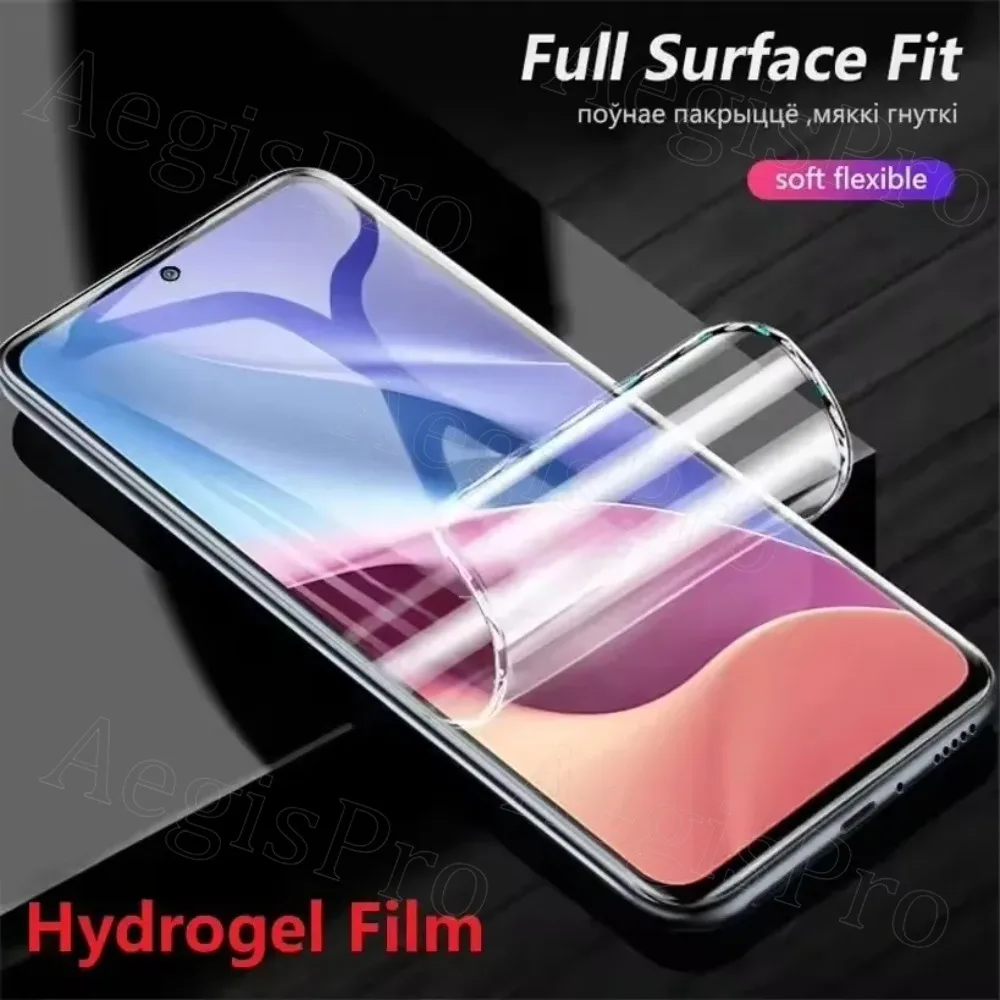 Water-Resistant Hydrogel High Sensitivity Screen Protector - 3 Pack
