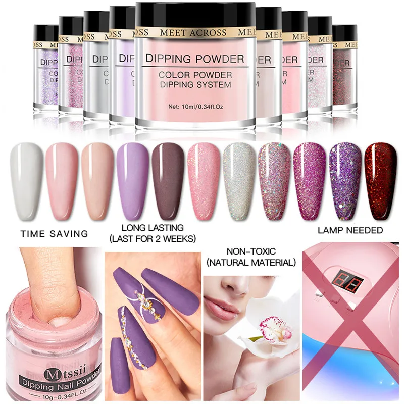 Nail Powder Set 10g For Manicure Nail Art Decoration