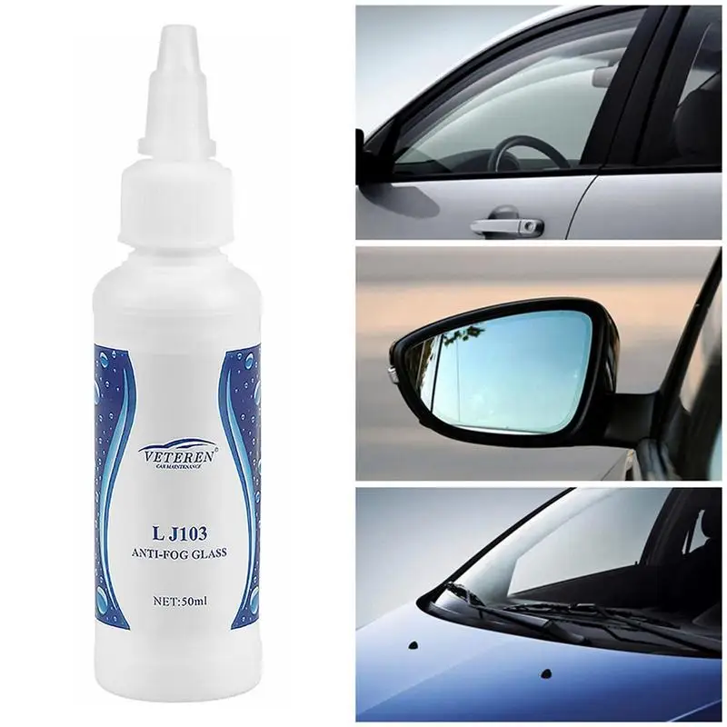 Masque en verre anti-buée pour lunettes de voiture, vaporisateur anti-buée,  lentille de fenêtre, prévention de la poussière, liquide, 20 ml, 50ml, 1PC  - AliExpress