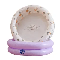 Inflatable Swimming Pool Indoor Outdoor PVC Cartoon Pattern Thickening Design Kids Children Swimming Pool Home Use Bath Pool 5