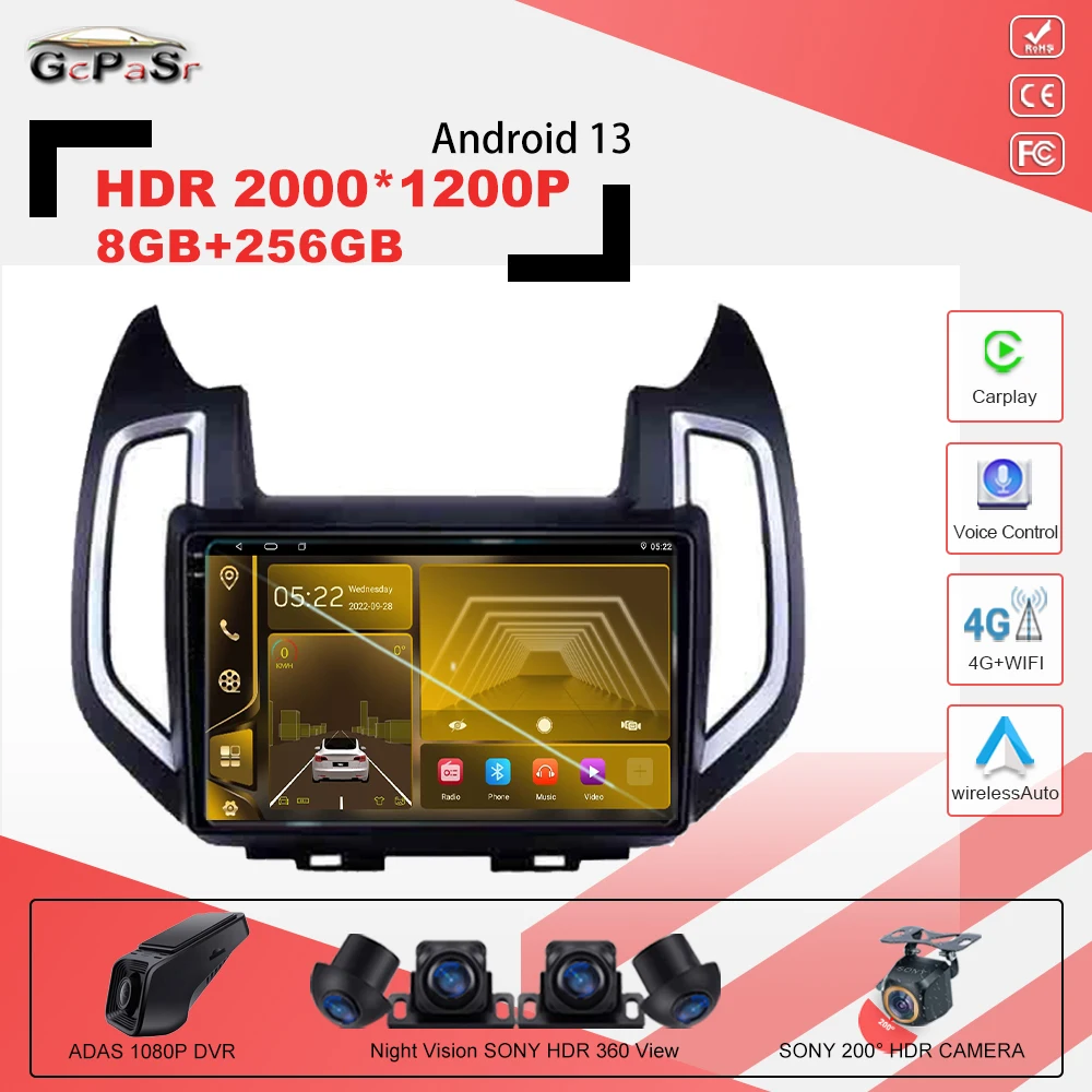 

Android13 For Changan Ruixing 2017-2019 Carplay Multimedia Car Vehicle Monitor Autoradio Screen TV Navigation Stereo Radio