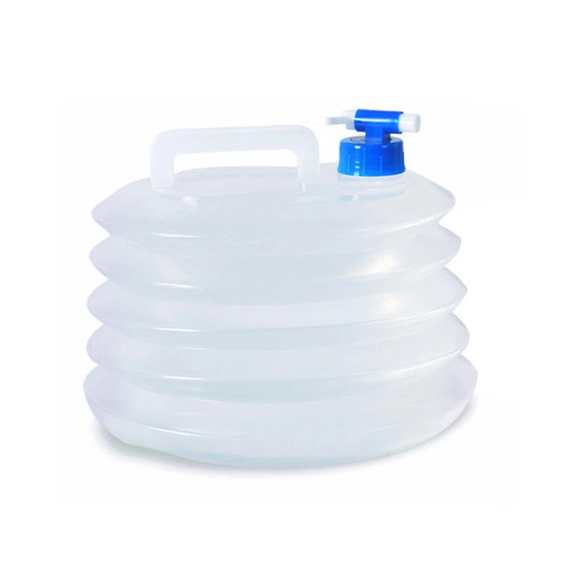 3L-15L Outdoor Collapsible Water Bag Camping Foldable Water Containers Drinking Multifunction Telescopic Storage Bottle