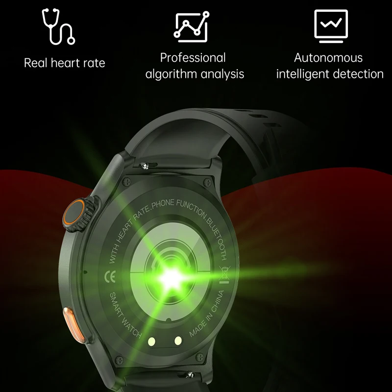 GPS Sports Smartwatch Men's Weather Data Waterproof Watch NFC ECG+PPG Monitoring AI Voice Assistant Smart Watch 2025 New