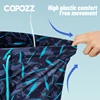 COPOZZ Men Swimming Trunks with Compression Liner 2 in 1 Quick Dry Bathing Suit Beach Shorts Double Layer Running Sports Shorts 3