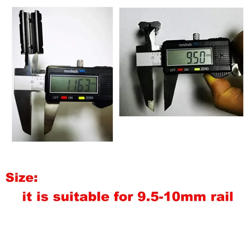 Scope mount adapter Scope Adapter Mount Base 11mm Dovetail to 20mm Weaver Picatinny Rail Mount Converter 9.5mm -10mm Dovetail 2Pcs