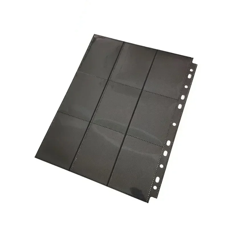 11 Holes Double-Sided Card Sleeves Album Binder Sheets 9 Pockets Pages Protector Cards Game Cards Binder 20/30/50PCS