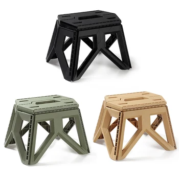 Portable Folding Stool Outdoor Camping Square Stools Adults Children Home Kindergarten Chair Fishing Chair Campstool Plastic