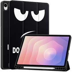 Custodia pieghevole per tablet con slot per penna e supporto regolabile per tablet da 11 pollici