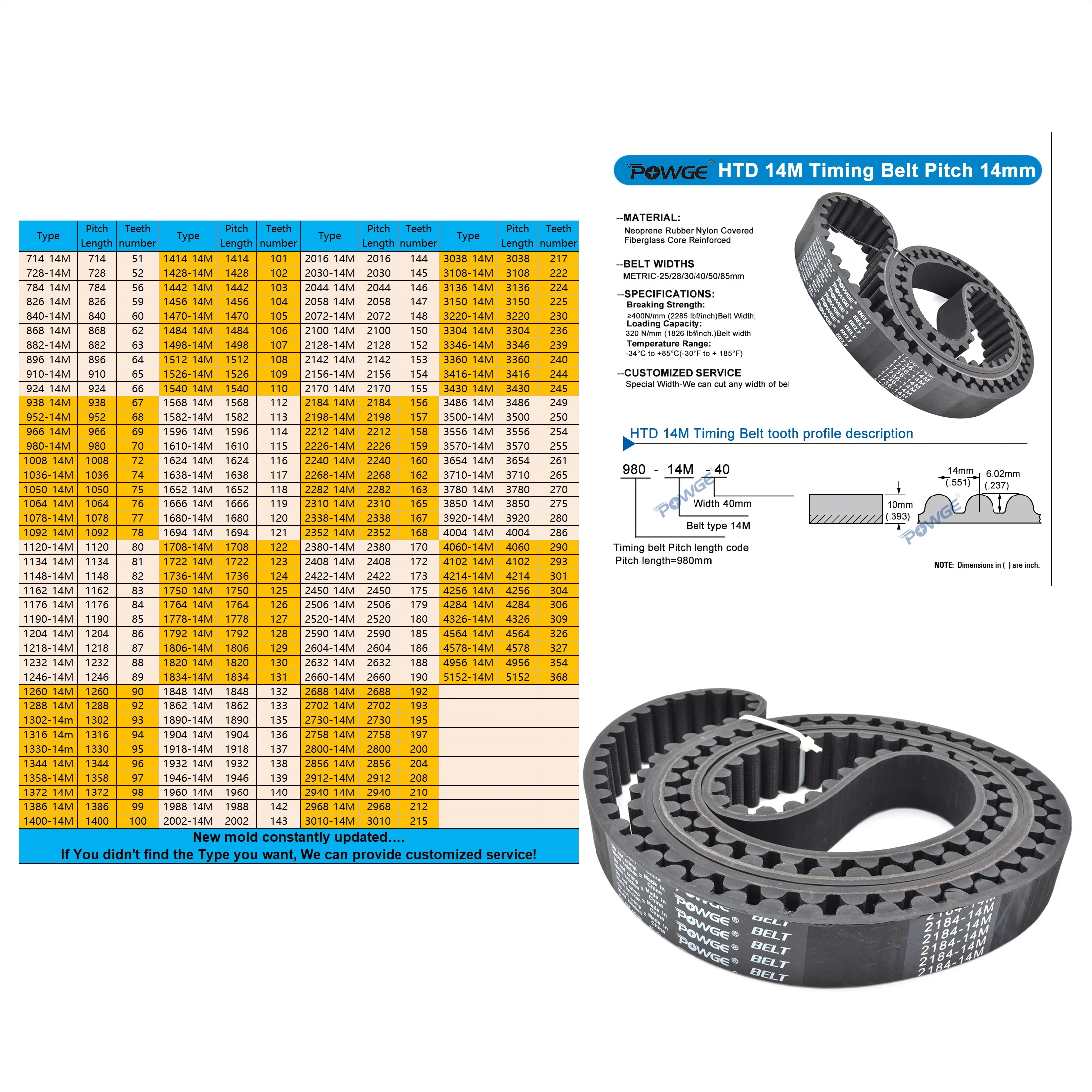1218 1232 1246 largura 25 85mm borracha 1120 14m 1246 14m 01