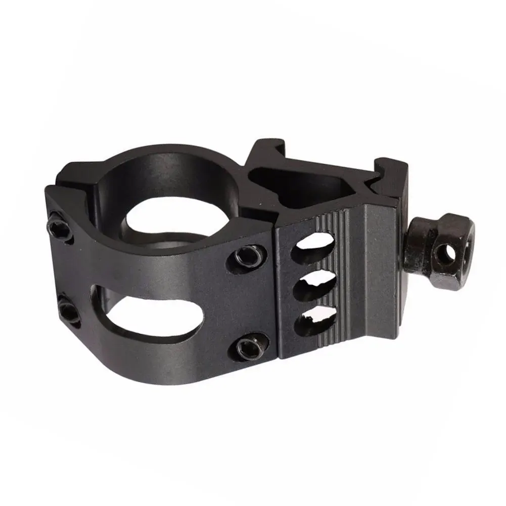 25.4mm Quick Release Offset Flashlight Scope Mount 20mm Picatinny Rail 45 Degree Sight Hunting Gun Airsoft Accessories