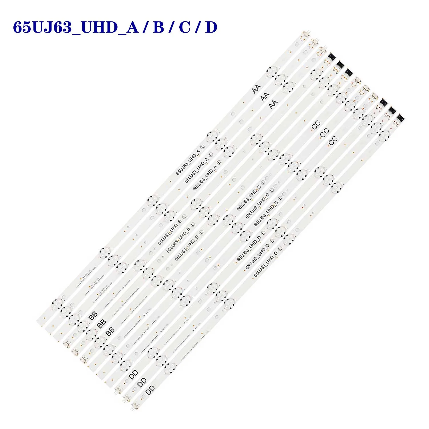 Faixa de Retroiluminação Led para lg 65uj6320 65uj634t 65uj6309 65uj632t 65uj633t 65uj6307 Eav63673007 Agf78818401