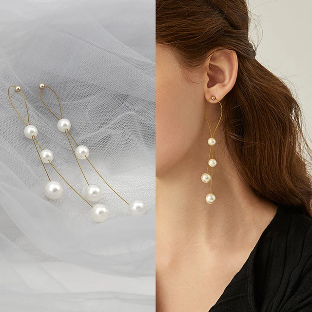 Faux Pearl Drop Earrings | SHEIN ASIA