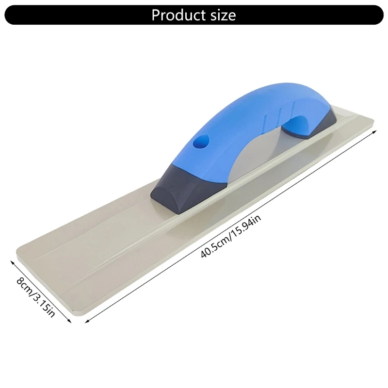 Concrete Trowel Plastering Skimming Trowel Tile Flooring Grout Float Tiling Tool Spatula for Scrape