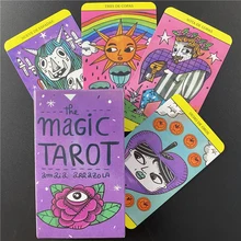

The Magic Tarot Cards Classic Board Games Cards Imaginative Oracle Divination Desk Game Tarot Cards With E-Book
