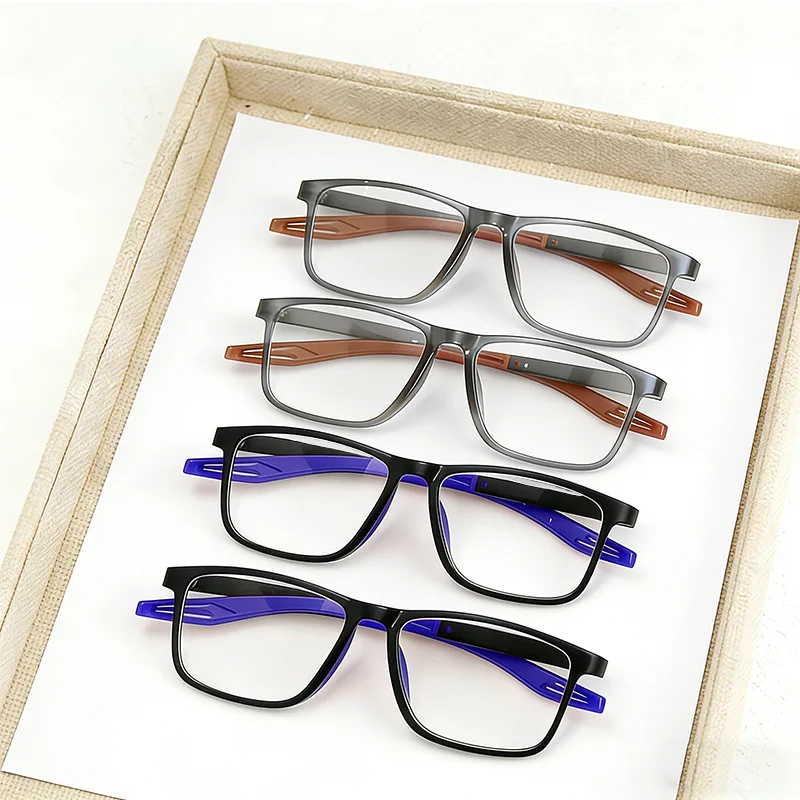 Stylish Unisex Blue Light Blocking Reading Glasses - Lightweight with Various Strength Options