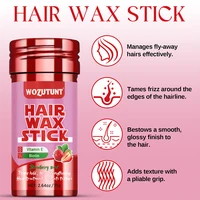 Natural Styling Wax Stick Non-greasy Hair Strengthening Pomade for All Type Frizzy Flyaway Hair Create Texture Solid Wax Product 2